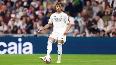 Raúl Asencio se ganó las alabanzas de los madridistas por su actuación frente al Real Valladolid