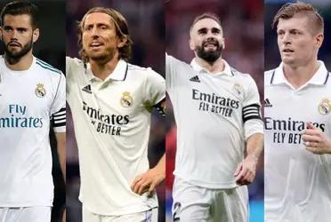 Real Madrid busca su decimoquinta Champions League y Carvajal, Modric, Kroos y Nacho, buscan establecer un récord.