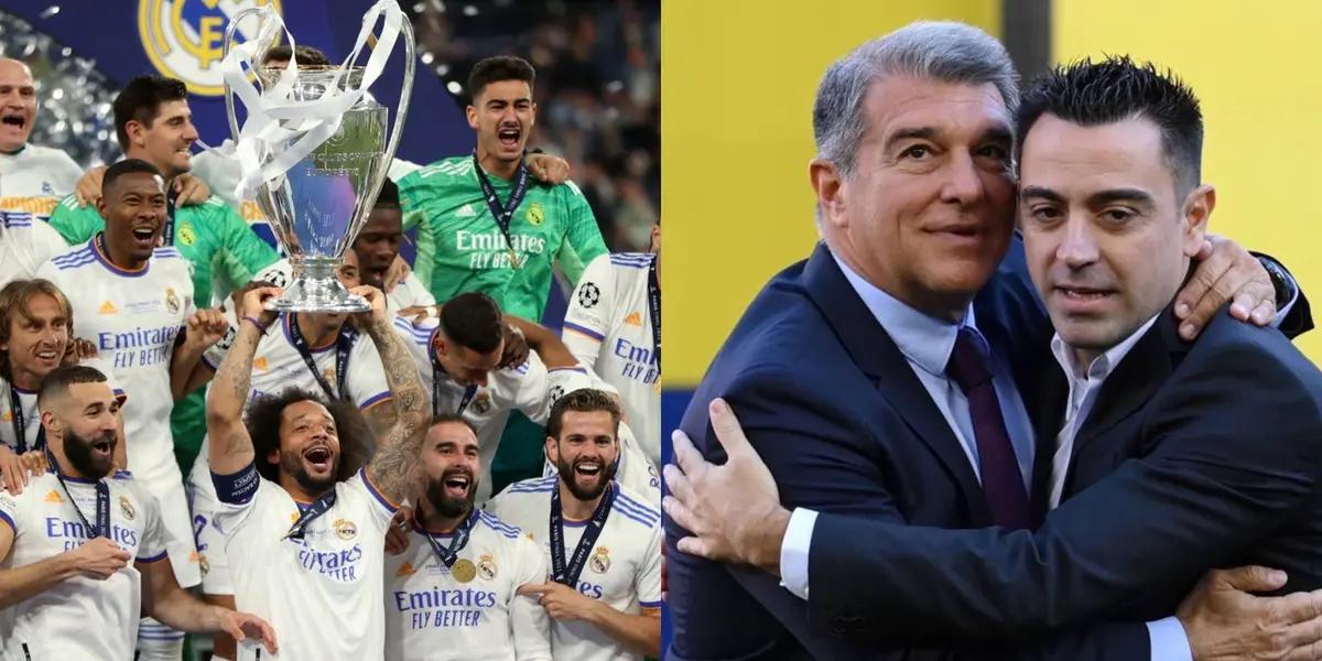Real Madrid celebró su decimocuarta UEFA Champions League, mientras el Barcelona se conforma con tener en el club a los ganadores de The Best en 2021, Robert Lewandowski y Alexia Putellas.
