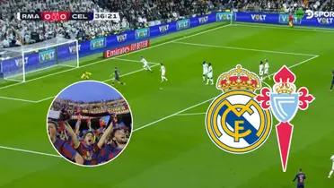 Real Madrid - Celta de Vigo (Foto: Captura X)