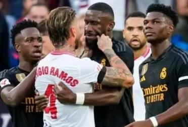 Real Madrid empató contra Sevilla y Sergio Ramos se robó los reflectores por su encontrón con Rudiger