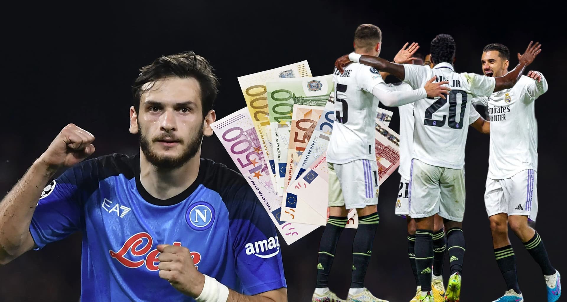 Real Madrid está cada vez más distanciado en las cifras para poder hacerse con el georgiano Kvaratskhelia