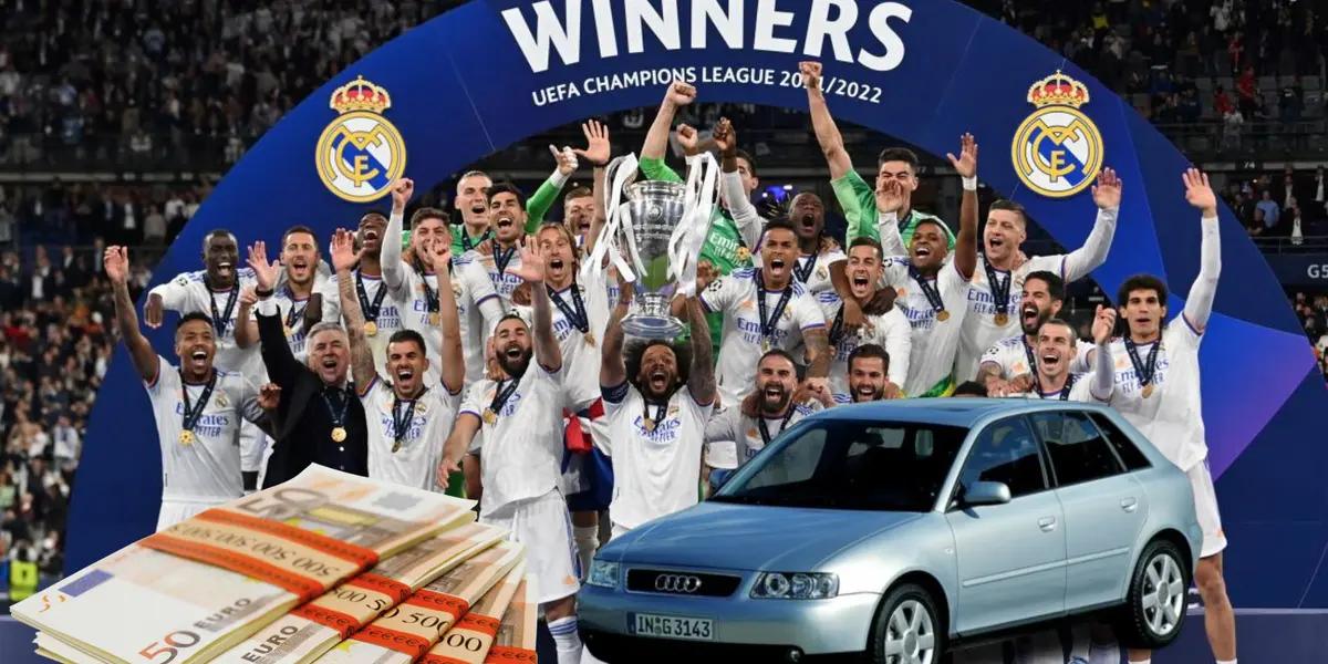 Real Madrid festejando la Orejona en el 2022.