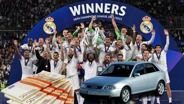 Real Madrid festejando la Orejona en el 2022.