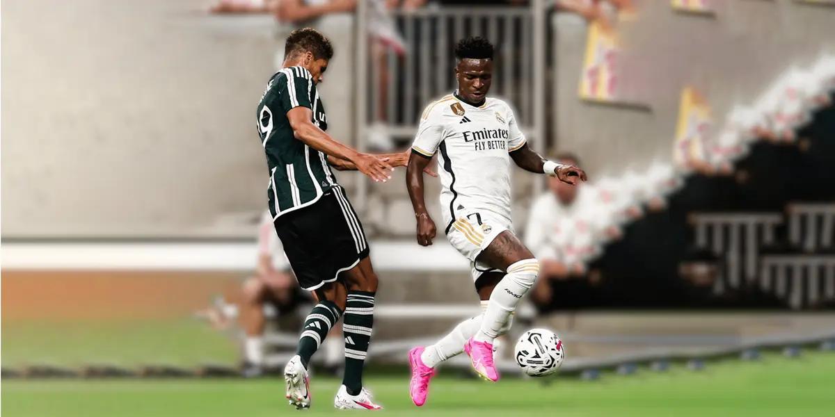 Real Madrid jugó sin frente natural de área y Vinicius tuvo que acostumbrarse a un nuevo rol