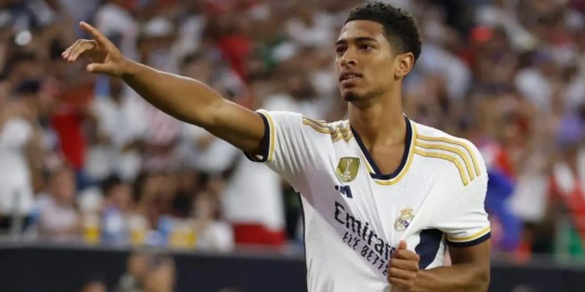 Real Madrid le está ganando al Cádiz por 3 a 0 y el último tanto fue de Jude Bellingham