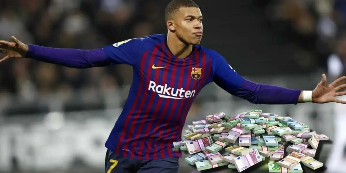 Real Madrid rechazó a Kylian Mbappé y ahora los hinchas del FC Barcelona sueñan con tenerlo al francés en sus filas