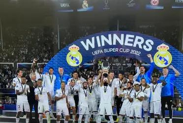 Real Madrid se hizo fuerte en Finlandia y se proclamo campeón de la Supercopa de Europa ganandolé 2 a 0 al Eintracht Frankfurt.