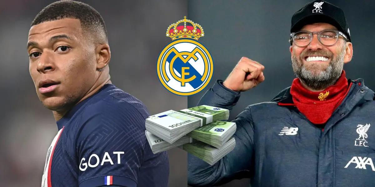 Real Madrid tiene un nuevo competidor en la pelea por poder dejarse a Kylian Mbappé y Liverpool quiere ofrecerle un sueldazo