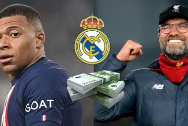Real Madrid tiene un nuevo competidor en la pelea por poder dejarse a Kylian Mbappé y Liverpool quiere ofrecerle un sueldazo