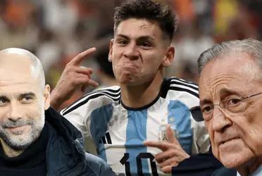 Real Madrid y Manchester City posaron los ojos en Claudio Echeverri pero en River Plate quieren blindar para que no se marche