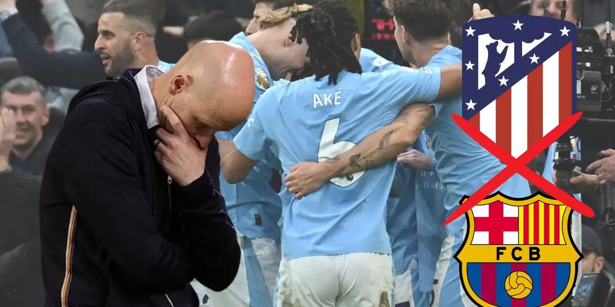 Rechazó Atleti y Barça por Premier, fue fiasco vs City y el United quiere echarlo