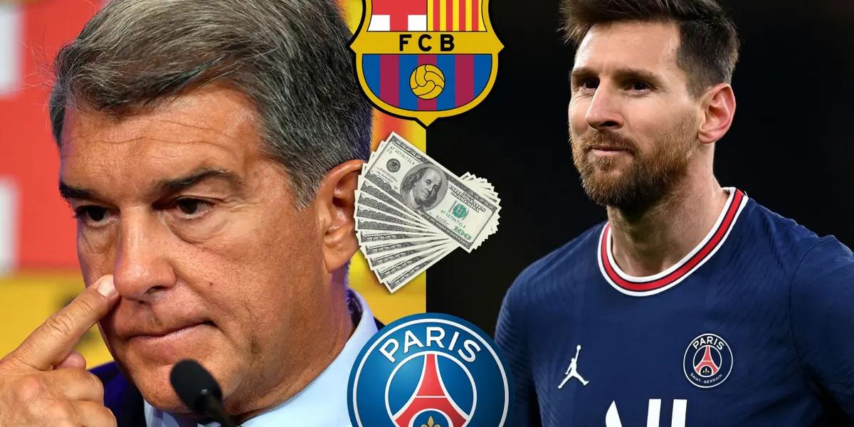 Recientemente el argentino le habría hecho ganar al cuadro parisino una enorme cantidad de dinero en su primera temporada, y desde la Ciudad Condal se lamentan haberle dejado ir.