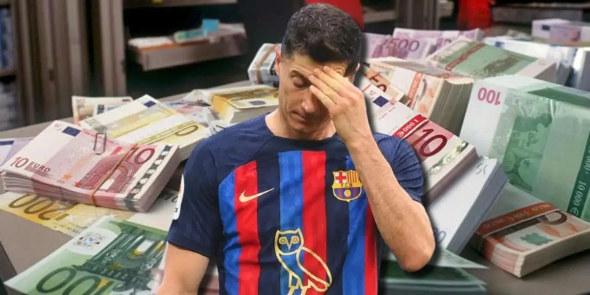 Revelan que el FC Barcelona piensa en dejar ir a Robert Lewandowski, que se le secó la pólvora en la delantera