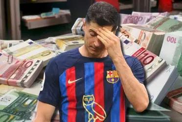 Revelan que el FC Barcelona piensa en dejar ir a Robert Lewandowski, que se le secó la pólvora en la delantera