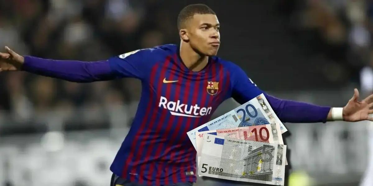 Revelan que FC Barcelona tiene intenciones de fichar a Kylian Mbappé, pero por salarios se haría casi imposible