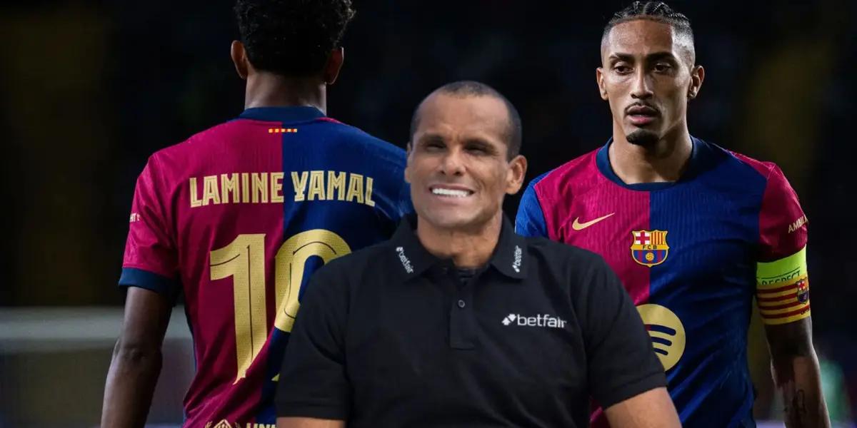 Rivaldo - Lamine Yamal - Raphinha (Foto: X)