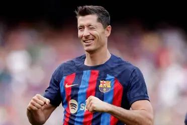 Robert Lewandowski apareció para poner el empate del FC Barcelona ante Alavés en el segundo tiempo