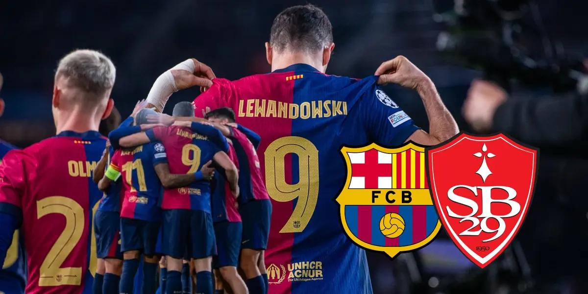 Robert Lewandowski - Dani Olmo (Foto: FC Barcelona)