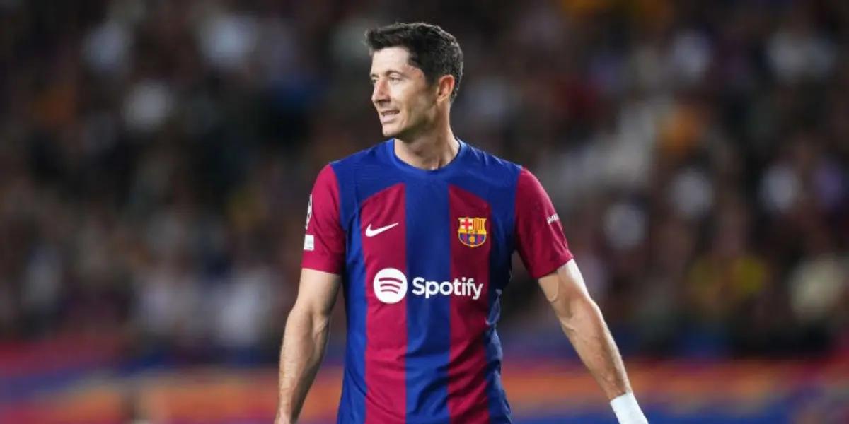 Robert Lewandowski está pasando un mal momento en el FC Barcelona y hay rumores que se puede ir