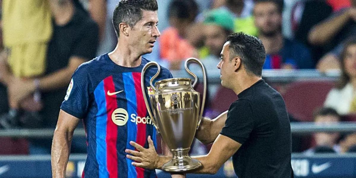 Robert Lewandowski habló sobre el fracasó que significó la Champions League para el FC Barcelona cuando todos culparon a Xavi