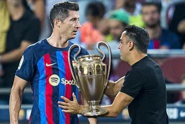 Robert Lewandowski habló sobre el fracasó que significó la Champions League para el FC Barcelona cuando todos culparon a Xavi
