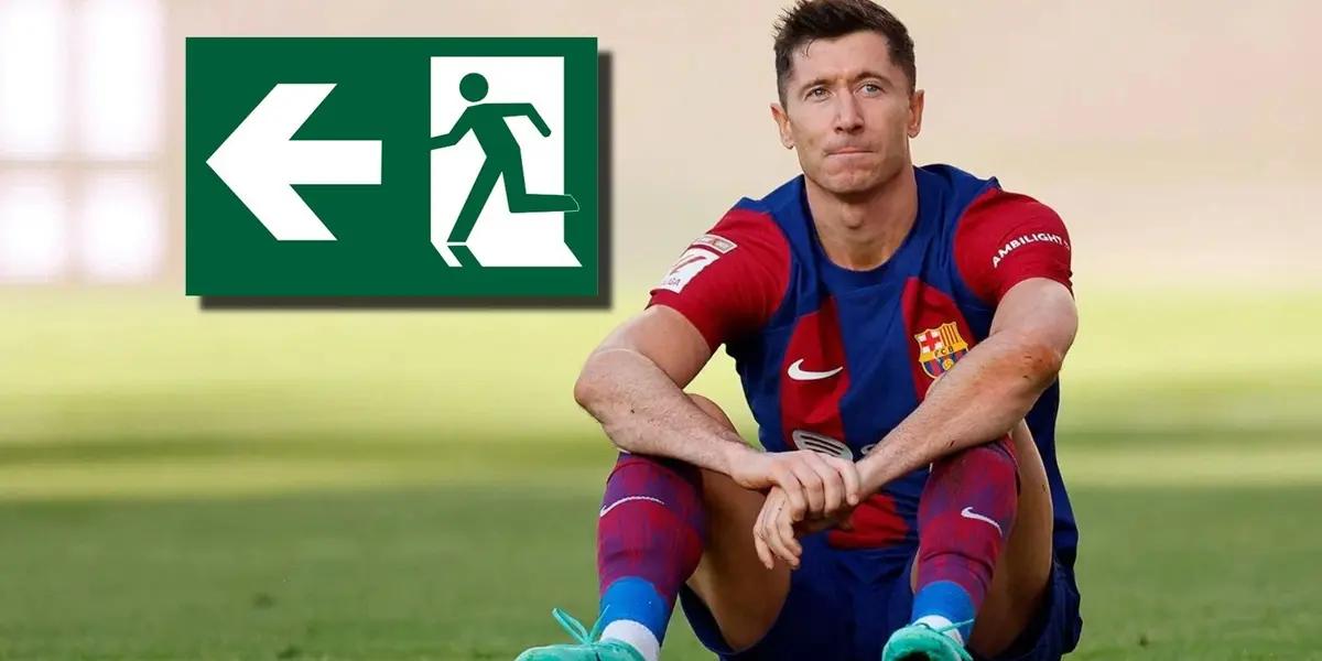 Robert Lewandowski habló finalmente sobre su posible salida del FC Barcelona