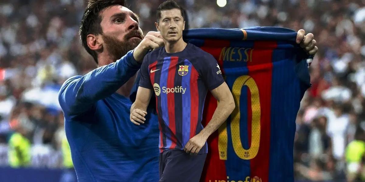 Robert Lewandowski quiere llegar como sea al partido contra el Real Madrid y mira lo que hizo, como Messi