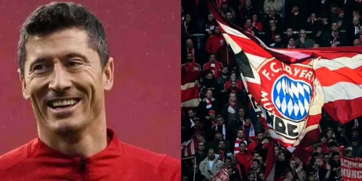 Robert Lewandowski rompió en risas al escuchar un “hala Madrid” al despedirse de los hinchas del Bayern Múnich.