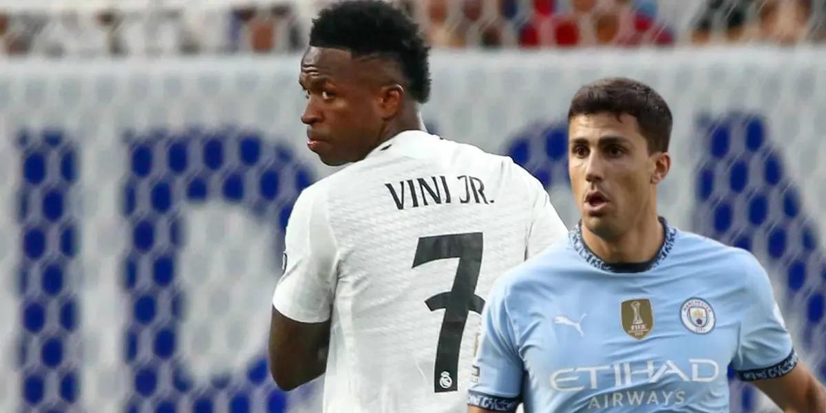Rodri - Vinicius Jr. (Foto: Real Madrid)