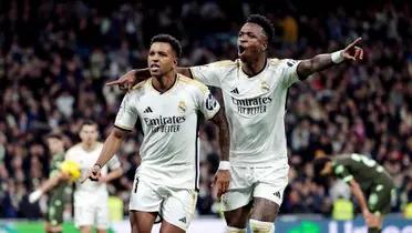 Rodrygo en la rueda de prensa post partido habló de la situación de Vinicius Junior