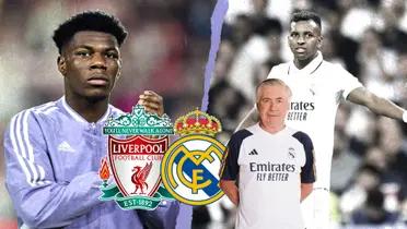 Rodrygo Goes - Aurélien Tchouaméni - Carlo Ancelotti (Foto: Real Total)