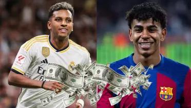 Rodrygo Goes - Lamine Yamal (Foto: Real Madrid/FC Barcelona)
