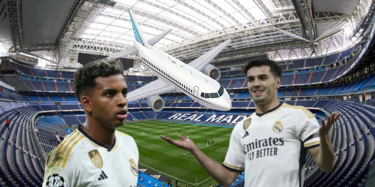 Rodrygo y Brahim Díaz, del Real Madrid