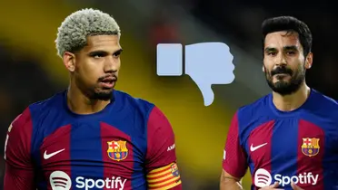 Ronald Araujo e Ilkai Gundogan en FC Barcelona