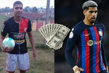 Ronald Araujo ahora es uno de los mejores centrales del mundo con el FC Barcelona, pero inició desde abajo