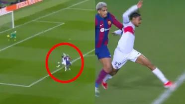 Ronald Araújo fue expulsado tras jugada contra Barcola del PSG