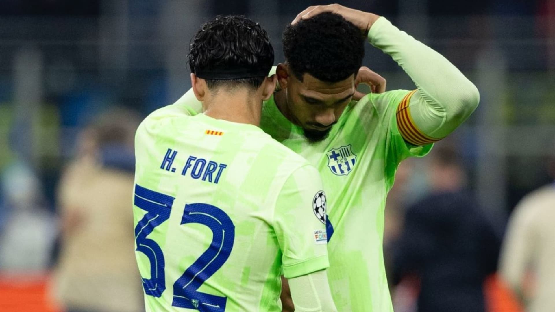 Ronald Araujo habló post partido
