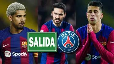 Ronald Araújo, Ilkay Gundogan y Joao Cancelo, jugadores del FC Barcelona