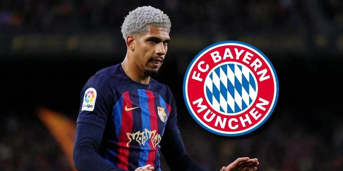 Ronald Araújo no tiene la misma convicción de quedarse en el FC Barcelona como antes, y más cuando lo busca el Bayern