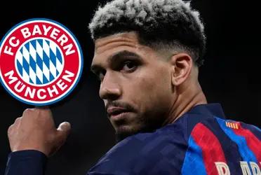 Ronald Araújo parece que no está del todo seguro en el FC Barcelona, ahora que el Bayern Múnich hará lo posible por ficharlo