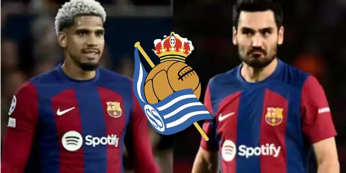 Ronald Araújo y Gundogan, del FC Barcelona