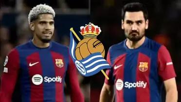 Ronald Araújo y Gundogan, del FC Barcelona