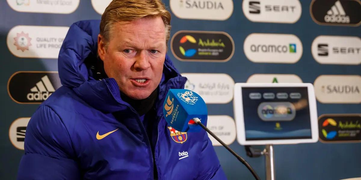 Ronald Koeman fue expulsado y será sancionado.