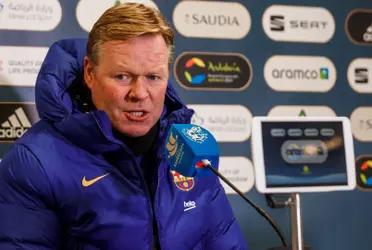 Ronald Koeman fue expulsado y será sancionado.