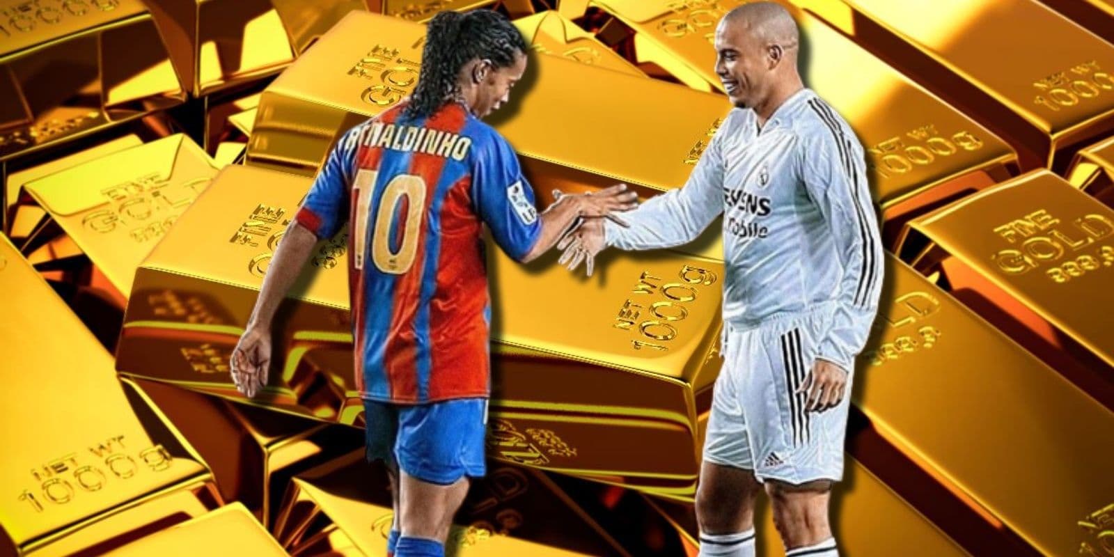 Ronaldo en el Real Madrid y Ronaldinho en el FC Barcelona, ambos hicieron época y mira a cuánto ascienden sus fortunas ahoras