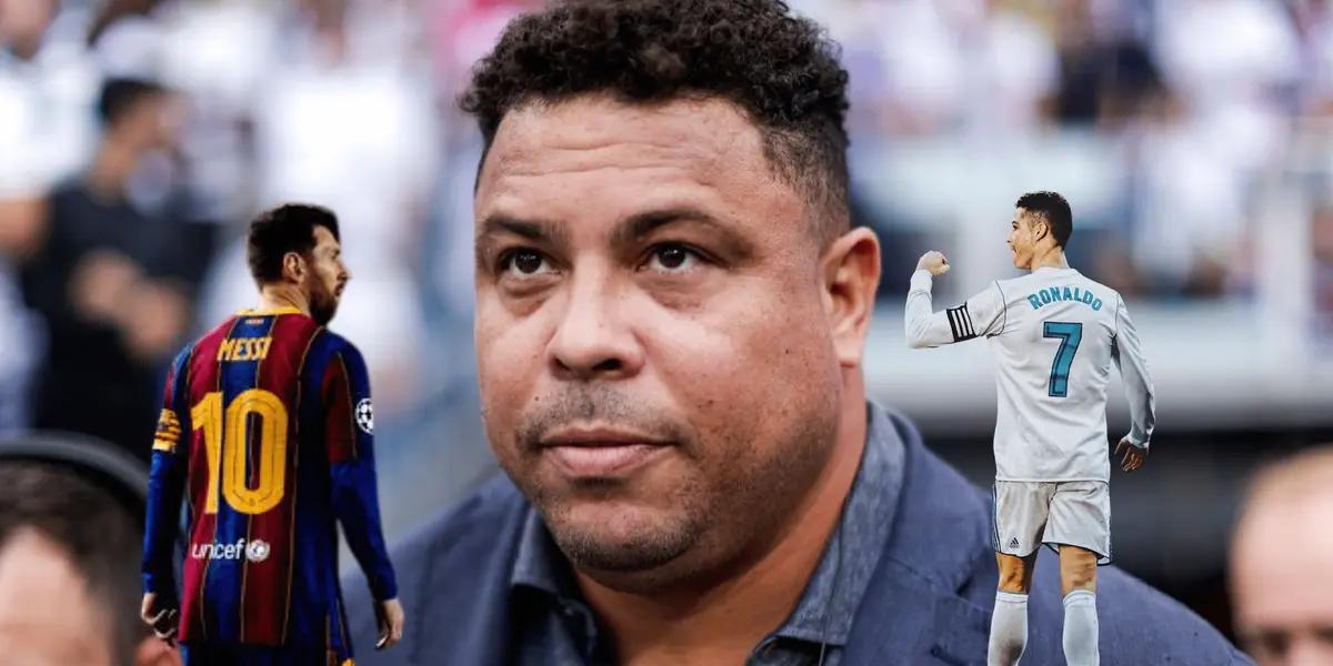 Ronaldo Nazario armó su once ideal y dejó en claro sus gustos personales con Lionel Messi y Cristiano Ronaldo