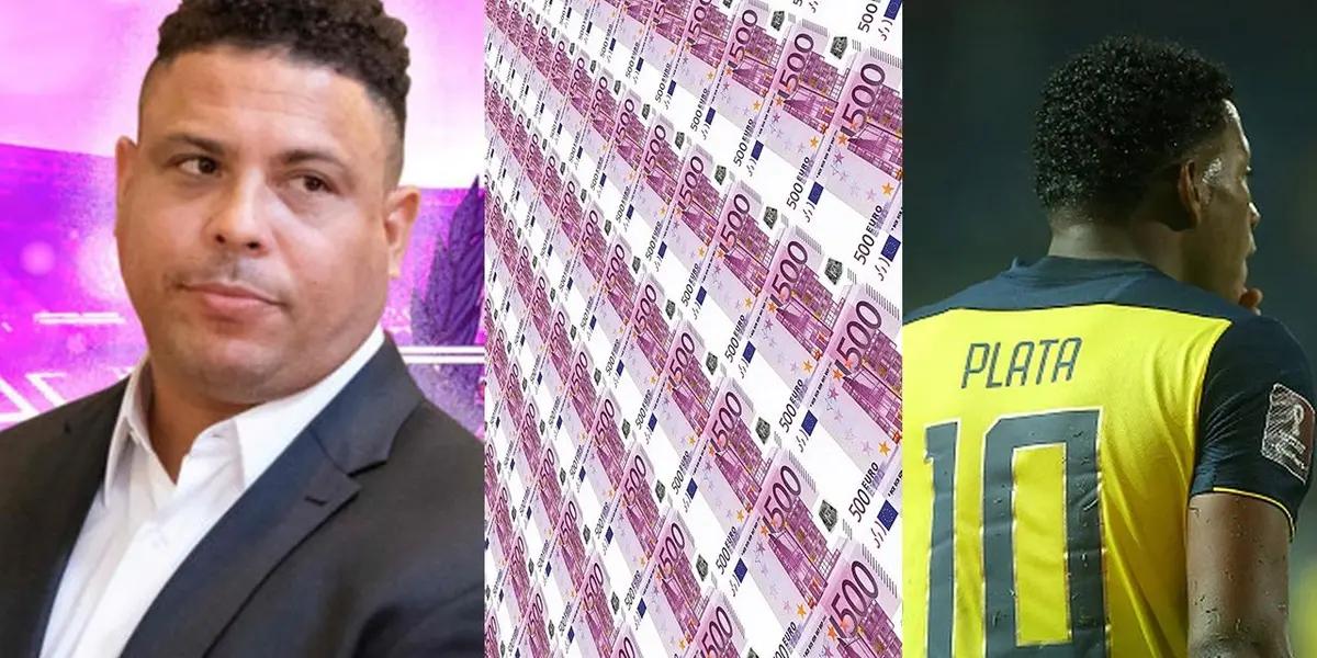 Ronaldo Nazario está preocupado por su estrella, por la que invirtió 7 millones de euros, y las alarmas se encienden en el entorno del Real Valladolid..