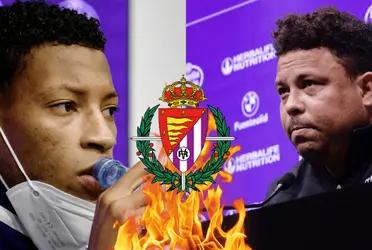 Ronaldo Nazario no estaría muy contento con ciertas actitudes de Gonzalo Plata.