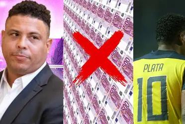 Ronaldo Nazario negocia hasta el límite por Gonzalo Plata. Inclusive, esgrimiendo un insólito motivo para no cerrar la extensión del ecuatoriano en el dinero que pide el dueño de su ficha.